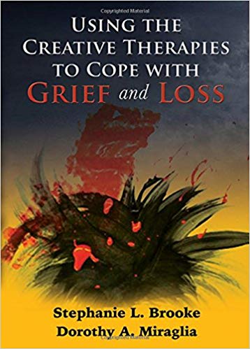 Cover image of the book Using the Creative Therapies to Cope with Grief and Loss. Links to an outside page where the book can be purchased
